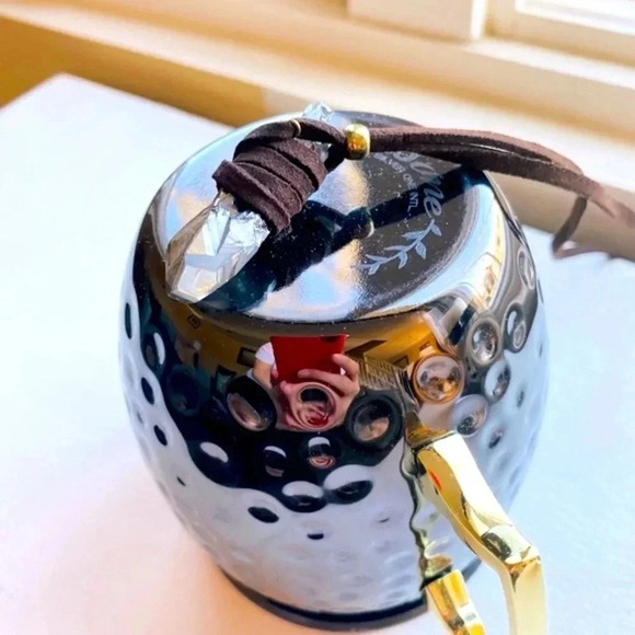 Marlyn Schiff Adjustable Crystal Necklace with Gold Beaded Accents - Picture 3 of 8